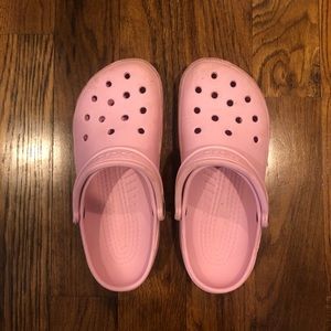 pink crocs